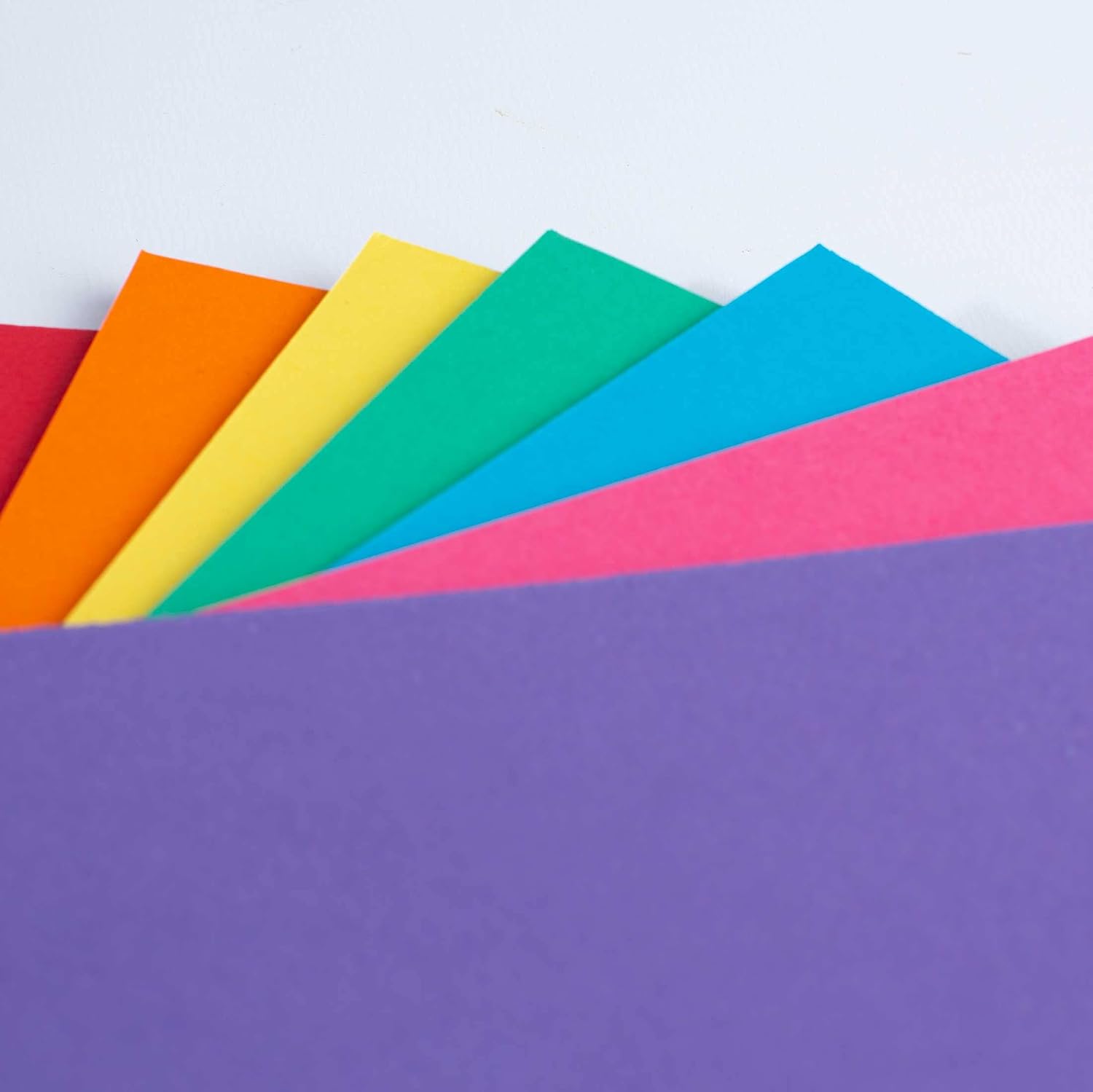 House of Card & Paper A4 160 GSM Card - Rainbow Coloured Card (Pack of 50 Sheets) - Image 2