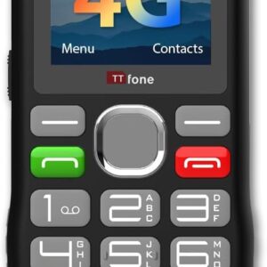 TTfone TT890 4G Senior Phone – Easy to Use Big Button Mobile Phone with Emergency Assistance Button, USB-C Charging, Bluetooth, Camera – Unlocked (with USB Cable)