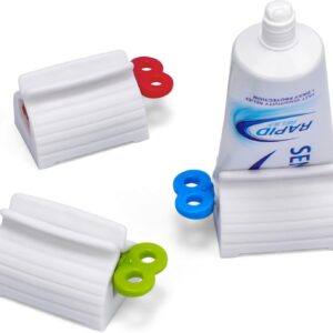 Alyvisun Toothpaste Squeezer, 3 PCS Plastic Toothpaste Roller Tube Squeezer