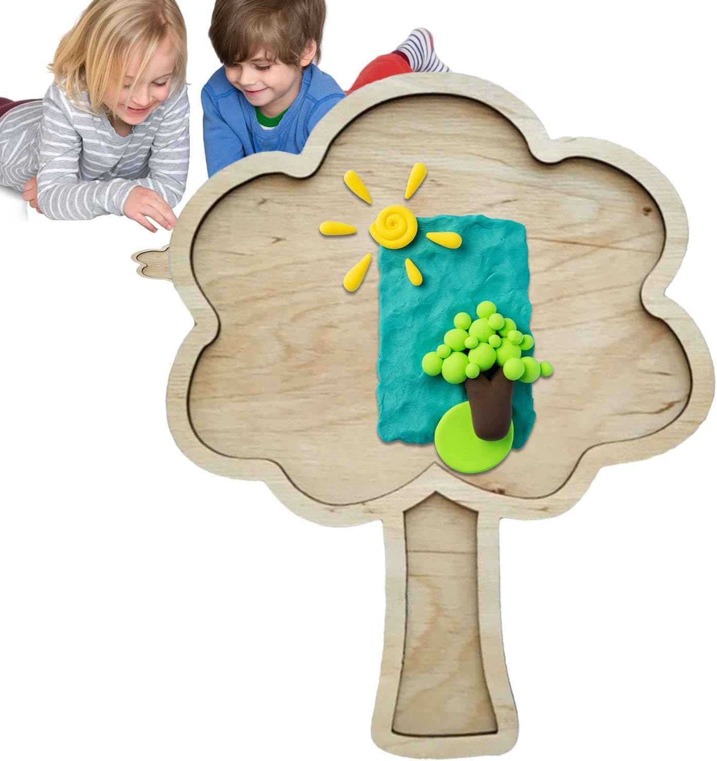 Sensory Tray,Wooden Unique Pattern Sensory Board | Learning Toys & Teaching Fosters Sensory Development - Image 6