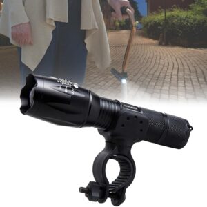 Cane Holder LED Torch Sets for Drive Rollator, Walker, Wheelchair and Universal Crutches Stick Holder Accessories