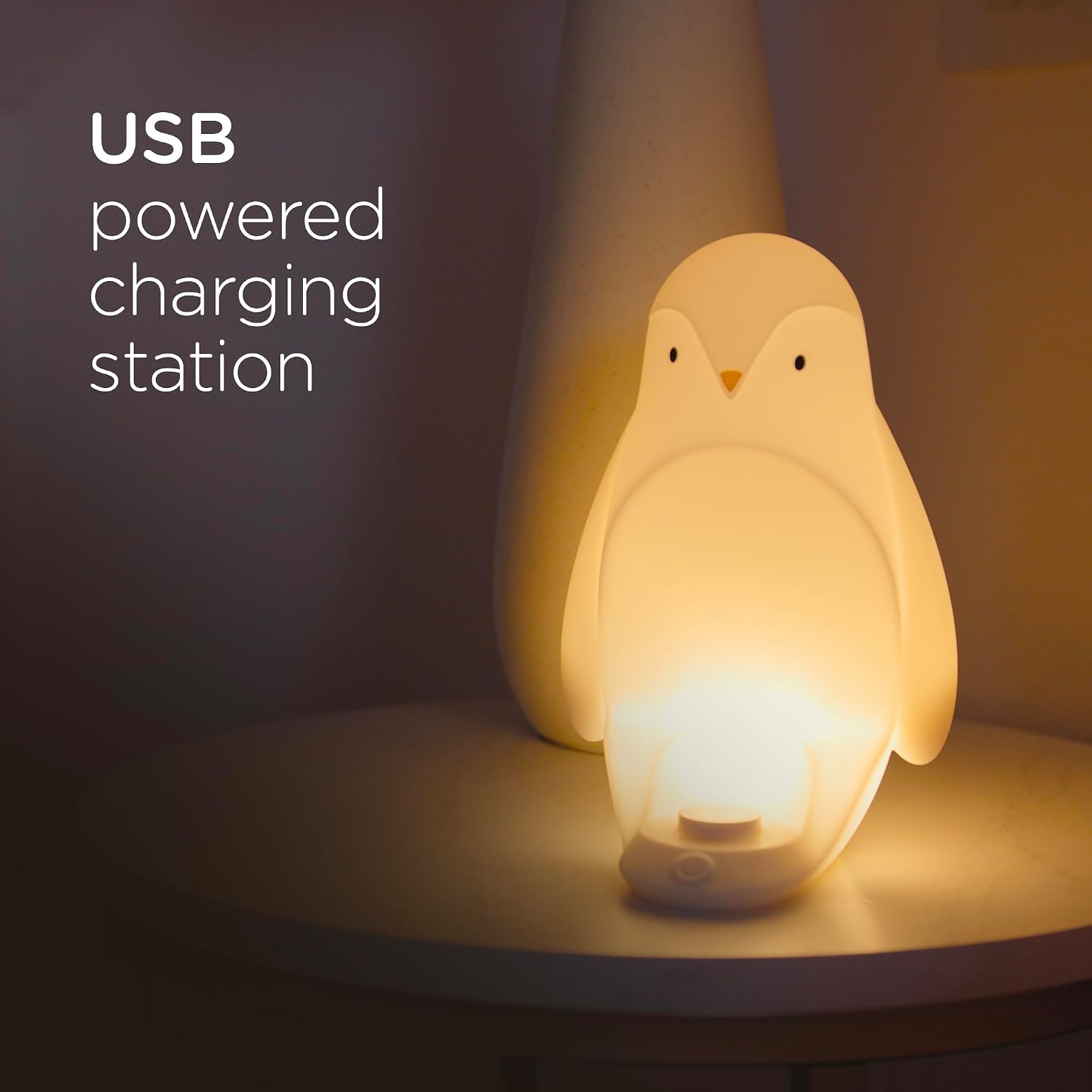 Tommee Tippee 2-in-1 Portable Penguin Night Light and Nursery Egg Design - Image 4