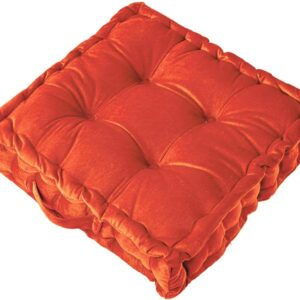 Square Floor Cushion for High Armchair Easy Rise Seat Pad for Indoor & Outdoor Dining Bolster Cushion (42x42x9cm