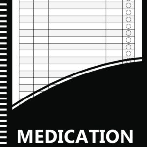 Medication Log Book: Daily Medicine Intake Tracker, Monday to Sunday Medication Record Book – 108 Pages, 6″x9″ Incch