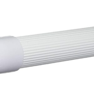 NRS Healthcare F19467 Plastic Fluted Grab Rail, White, 30 (12-inch)
