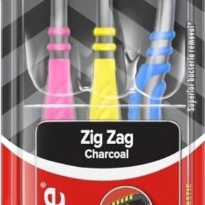 Colgate Zigzag Medium Bristles Manual Toothbrush (3-Pack)