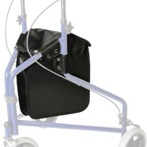 Days Tri Wheel Walker Bag for Taking Personal Items on The Go, Durable Vinyl Bag, Walker Accessory for Elderly, Handicapped, and Disabled Individuals, Mobility Aid Accessory Bag