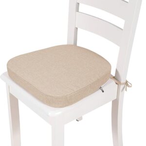 Seat Cushions for Dining Chairs – Non-Slip Chair Pads with Ties