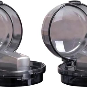2X Oven Baby Safety Lock Lid Cap Stove Knob Cover Homes Kitchen Essential Cooker Control Switches Protective Cover Stove Switches Protectors