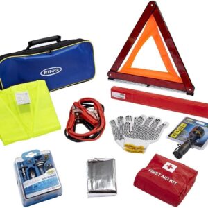 RING Emergency Travel Kit, Essential Supplies for Road Safety