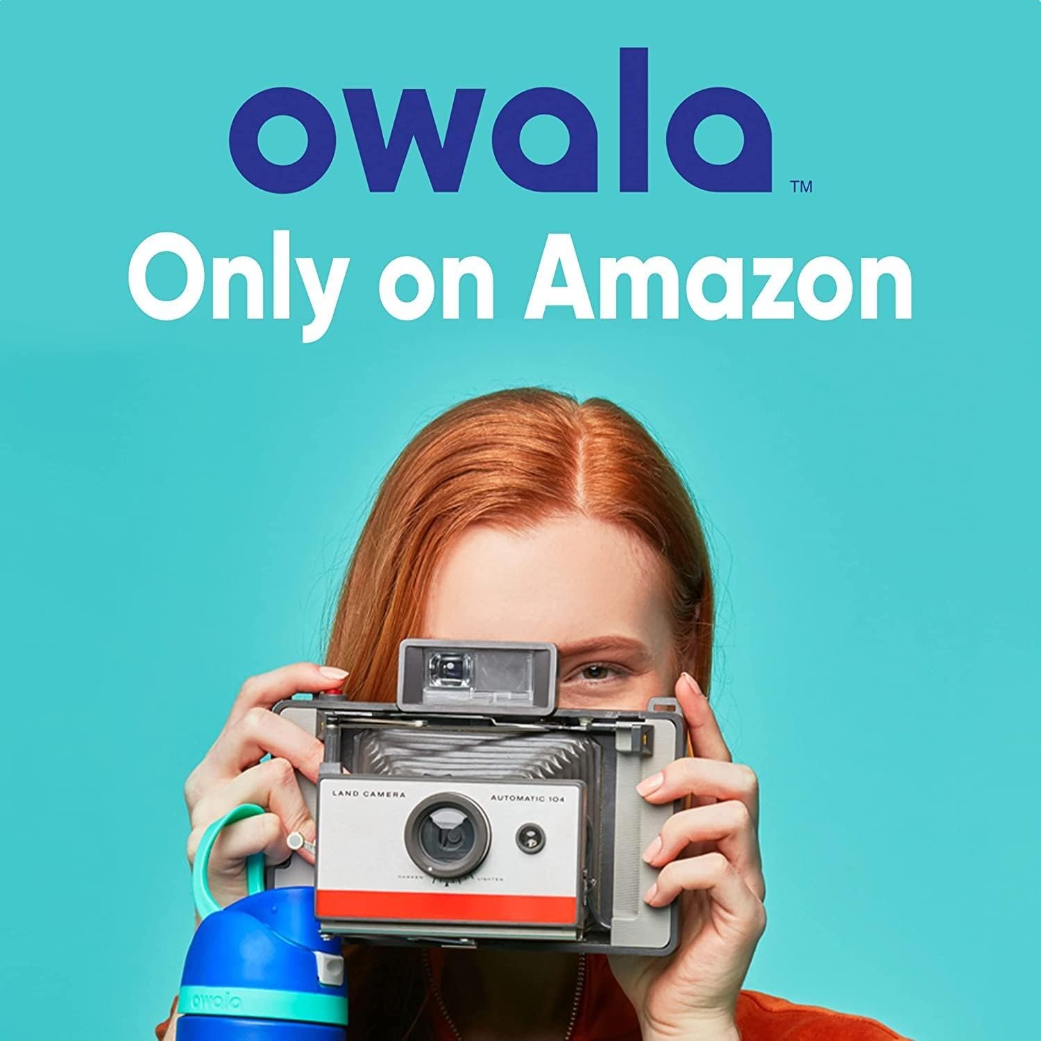 Owala FreeSip Insulated Stainless Steel Water Bottle, 710ml, Iced Breeze - Image 6