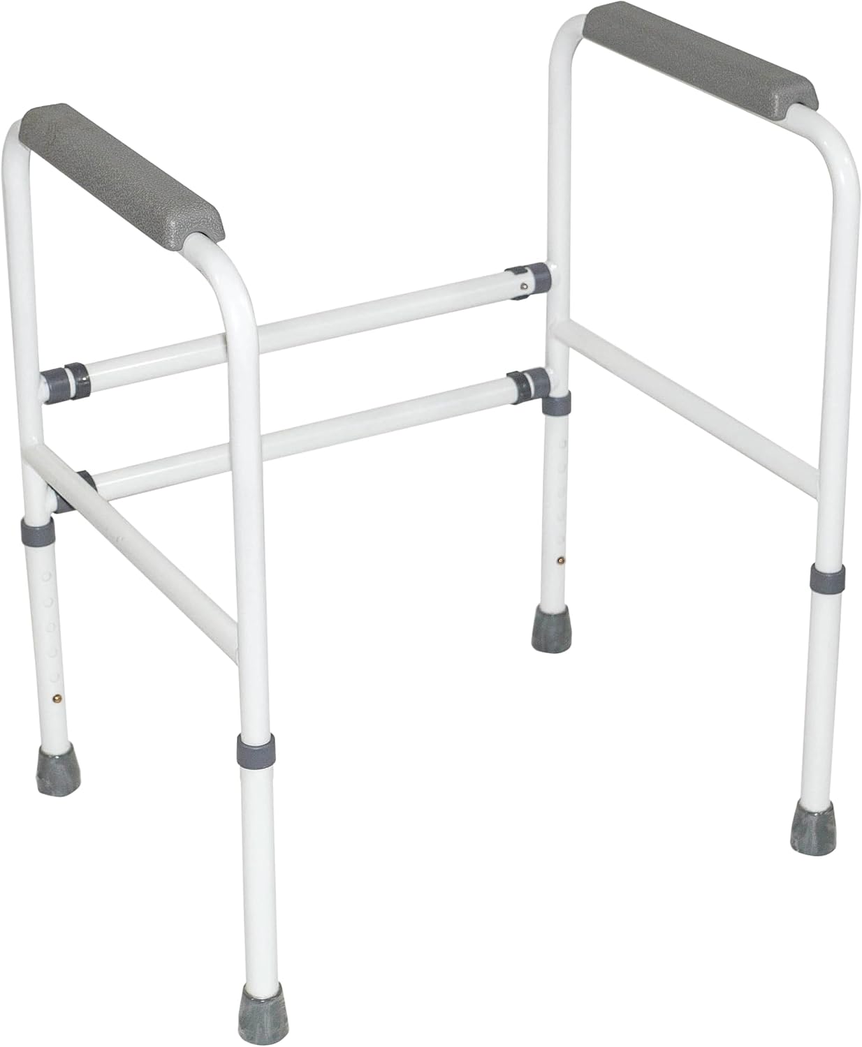Aidapt Free Standing Support Toilet Safety Frame with Adjustment for Height and Width with Non Slip Feet Flat Pack - Image 2