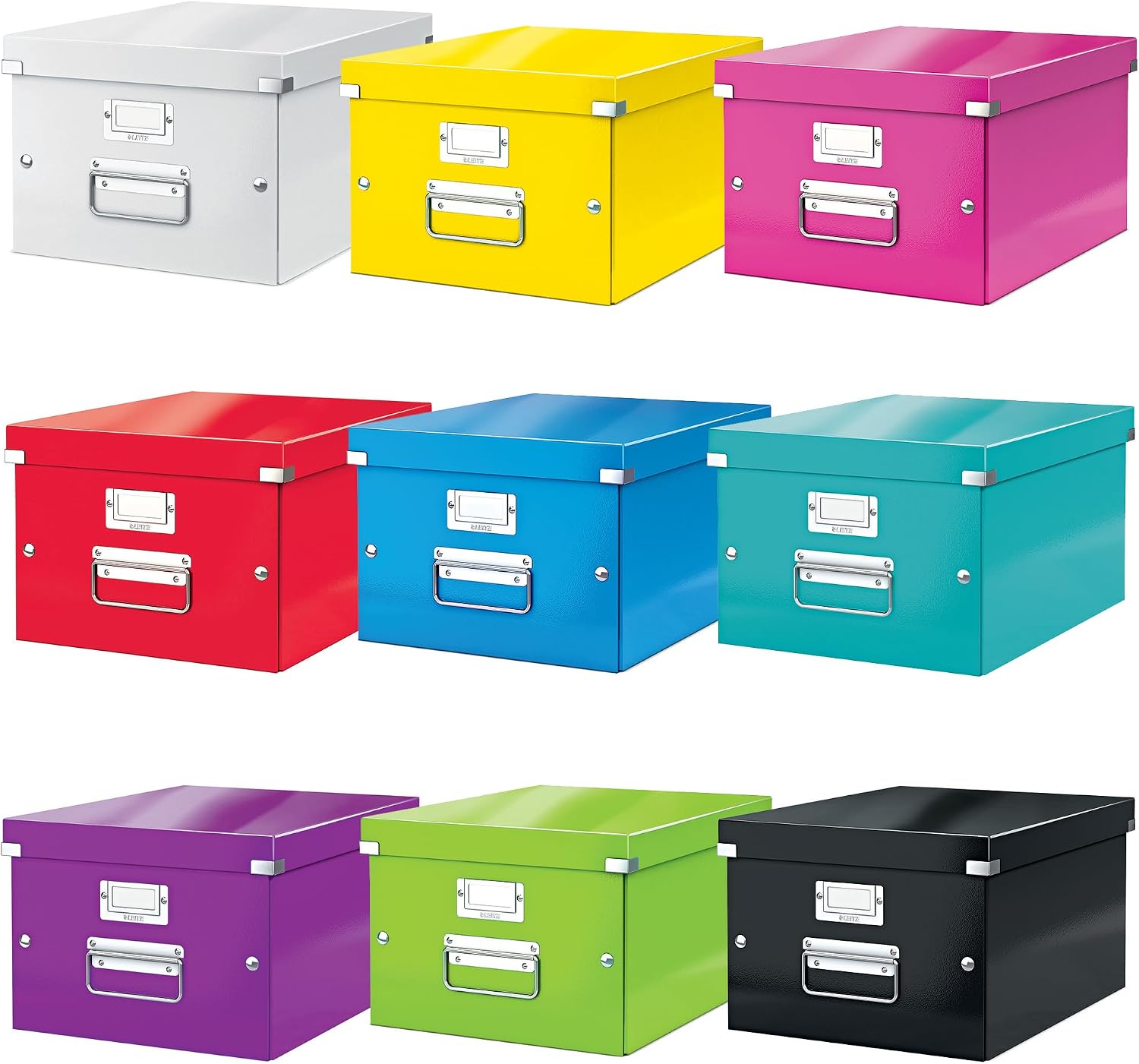 Leitz Click & Store A4 Medium Storage Box, White, Ideal for Home & Office - Image 5