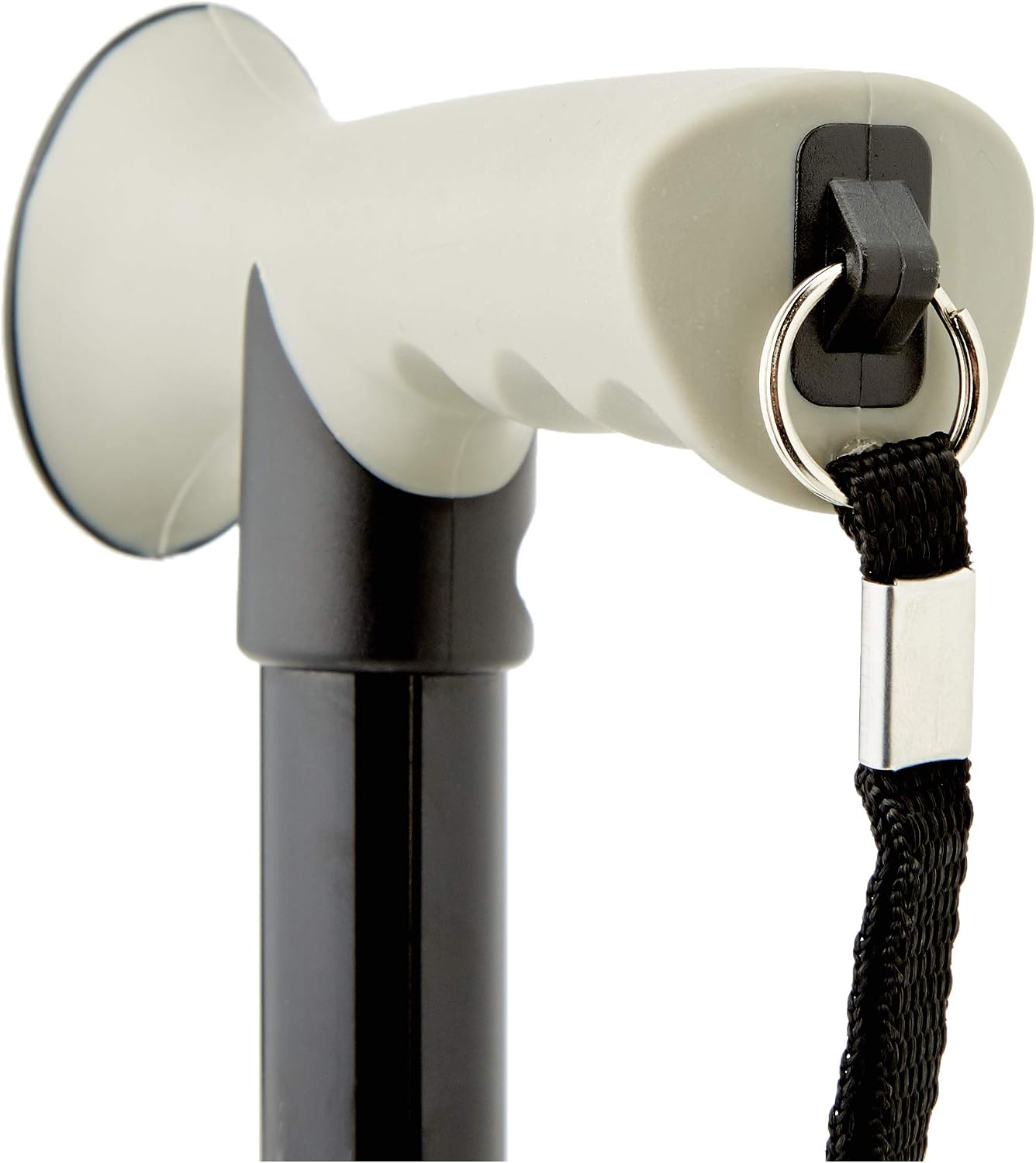 Drive Devilbiss Height Adjustable Folding Walking Stick with Gel Grip, Black - Image 2