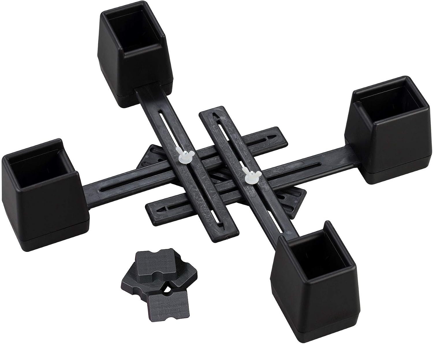 Aidapt Adjustable Height Linked Chair Height Raiser For Use with Chair Legs
