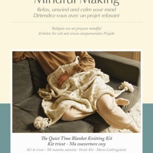 DMC Mindful Making Quiet Time – Blanket Knitting Kit