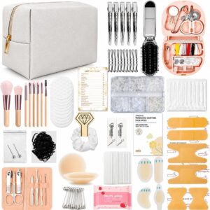 Emergency Kit for Women – Mini Emergency Kit with 50+ Bridal Suit Essentials, Purse Essentials Kit, Wedding Day Survival Kit, Emergency Bride Kit, Women’s Emergency Kit, Wedding Survival Kit