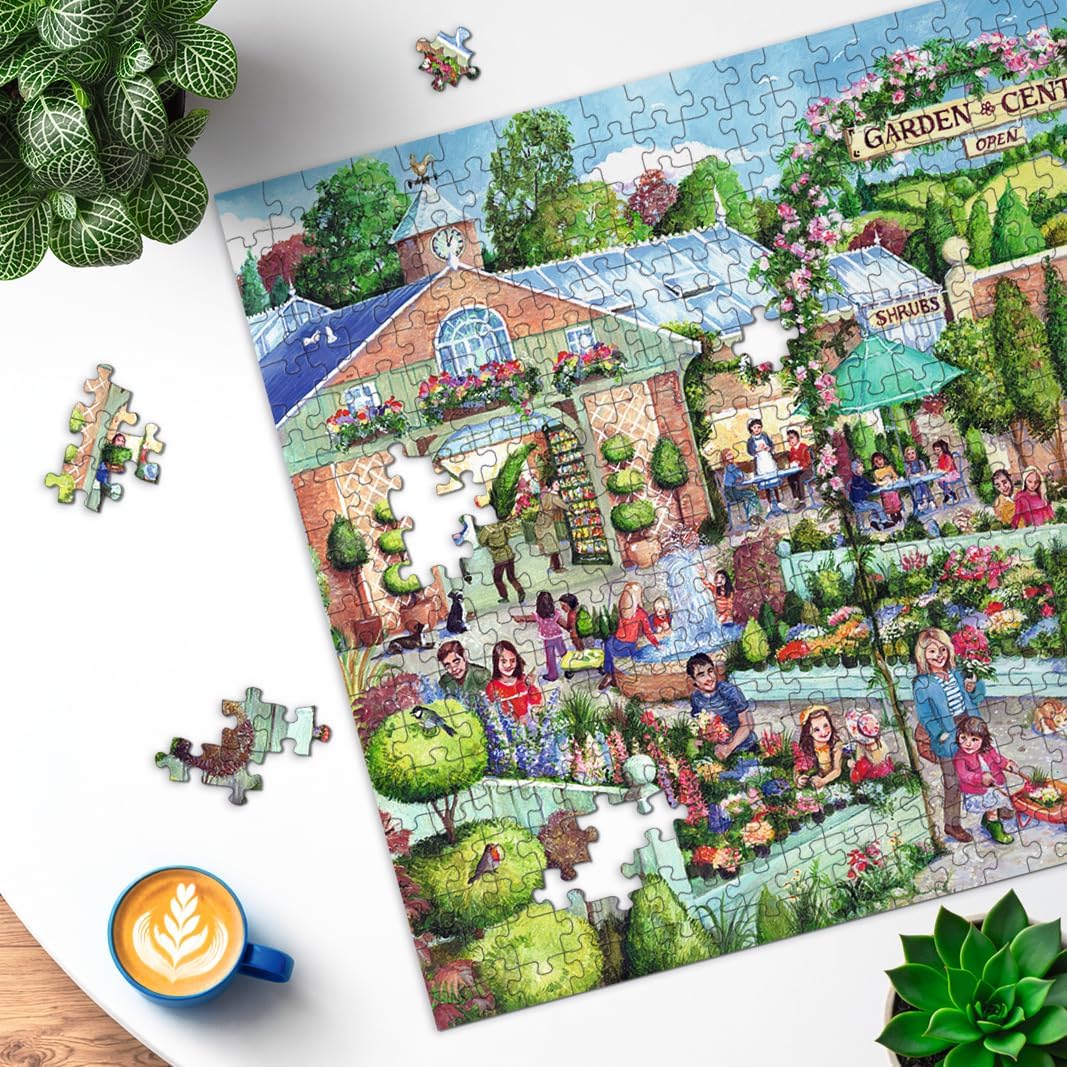 Ravensburger Garden Centre in Bloom 500 Piece Large Format Jigsaw Puzzle for Adults & Kids – Countryside Garden Scene by Debbie Cook - Image 6