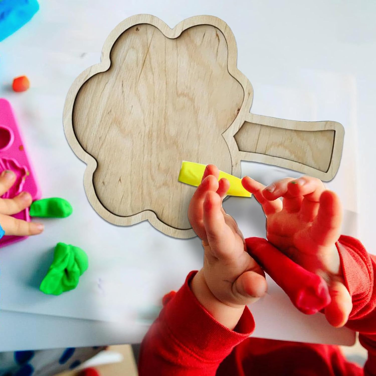 Sensory Tray,Wooden Unique Pattern Sensory Board | Learning Toys & Teaching Fosters Sensory Development - Image 2