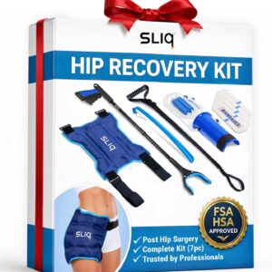 Sliq 7 Pcs Hip Replacement Kit for Seniors, Replacement Kit After Surgery