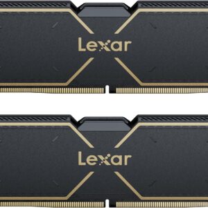 Lexar THOR OC DDR5 RAM 32GB Kit (2x16GB) 6000 MHz, DRAM 288-Pin UDIMM Desktop Memory, Support XMP 3.0 & AMD EXPO High-Performance Computer Memory, CL32-38-38-96, 1.3V
