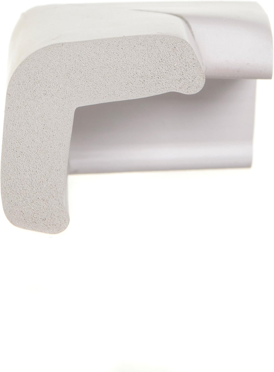 Dreambaby Large Soft Corner Protection Foam Bumper Cushions for Furniture Corners and Edges - Pack of 4 - Grey - Image 2