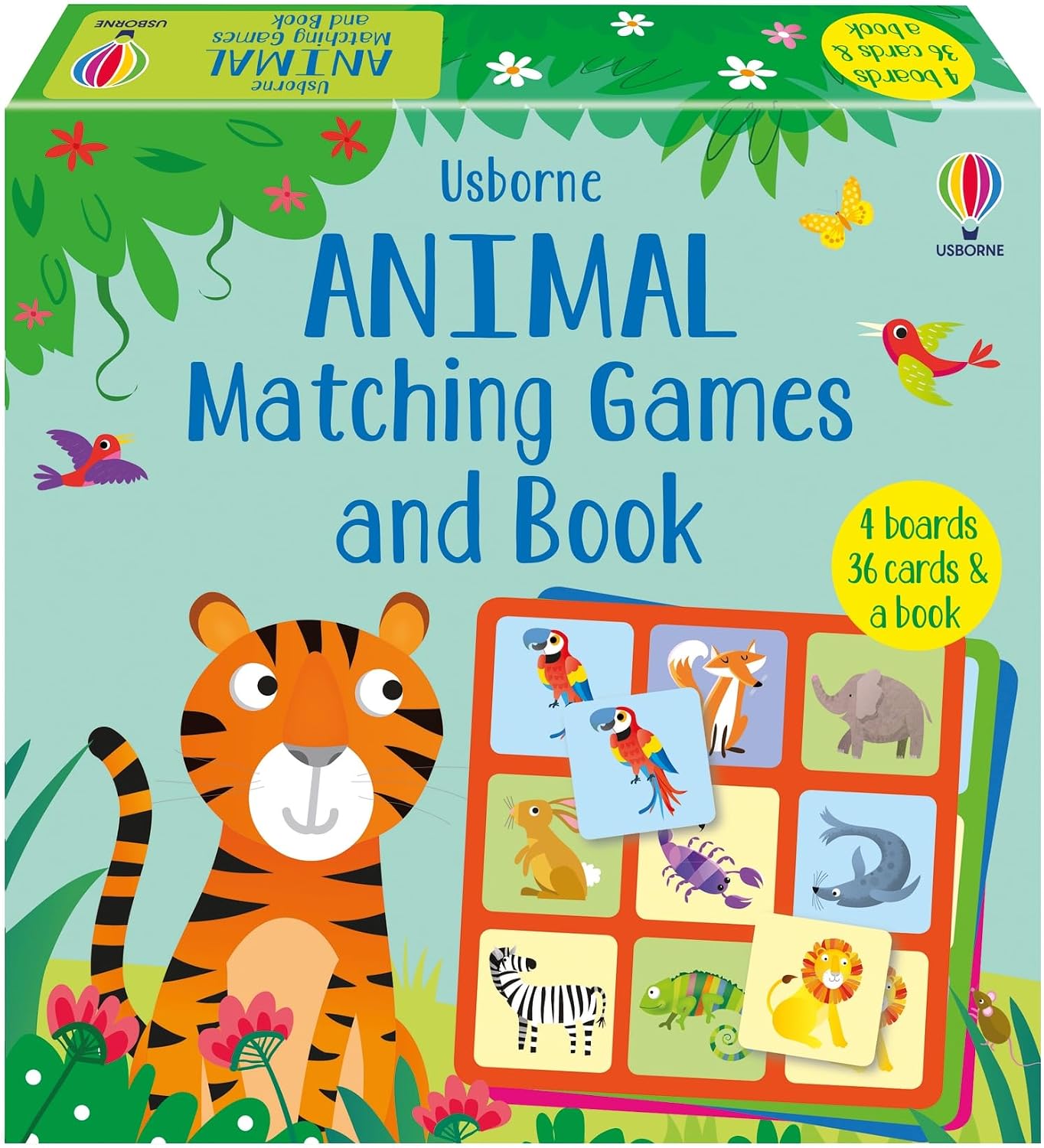 Usborne Animal Matching Games and Book