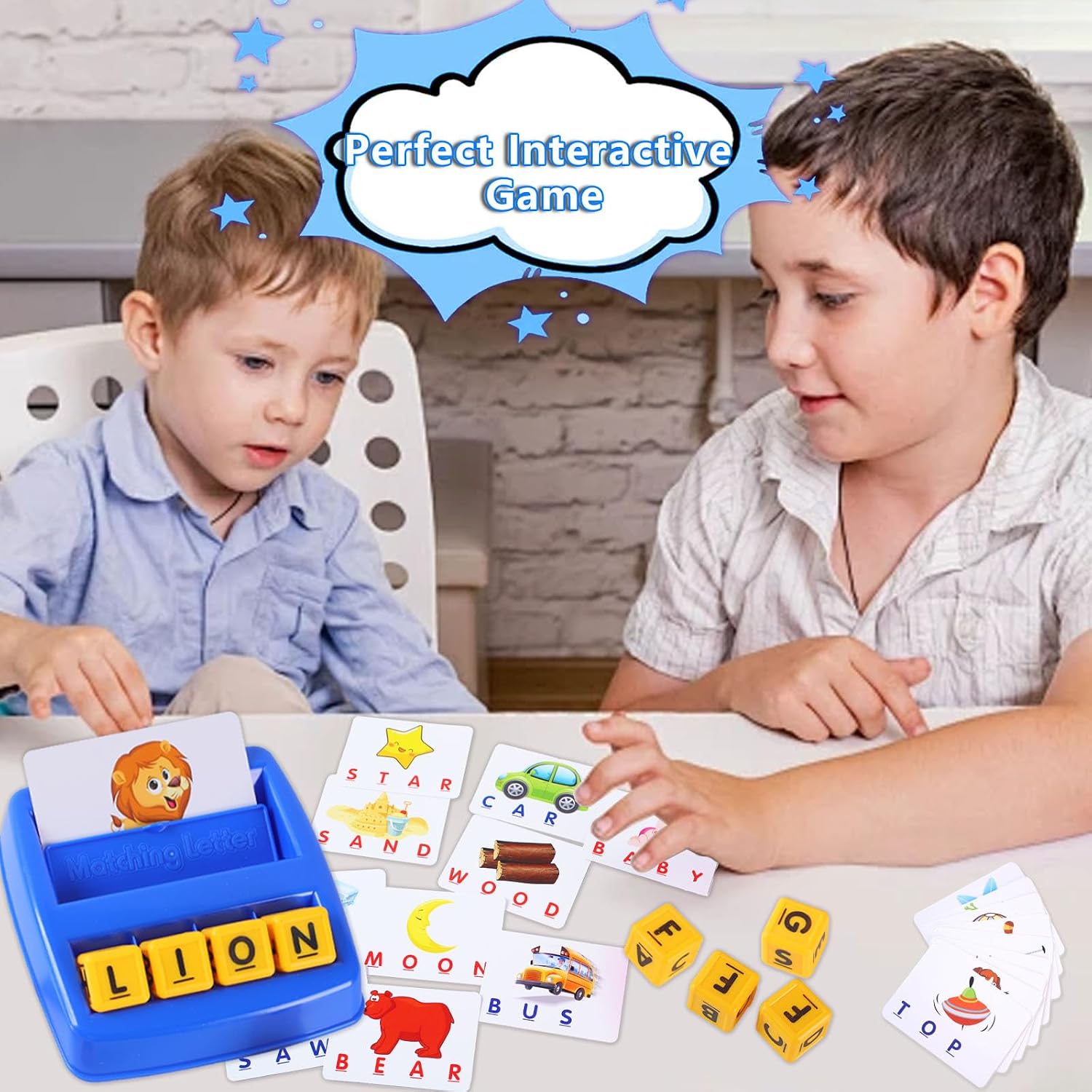 Educational Toys Matching Spelling Game Toys Children's Early Learning Toys - Image 3