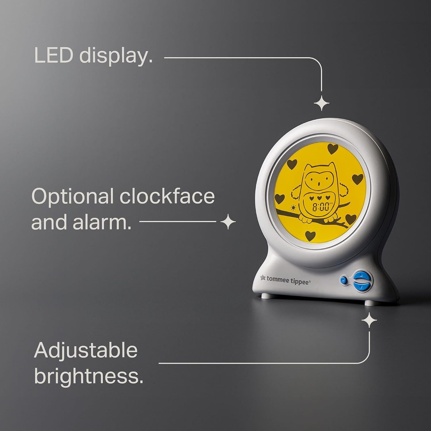 Tommee Tippee Groclock Light and Sound Sleep Trainer Clock - Image 5