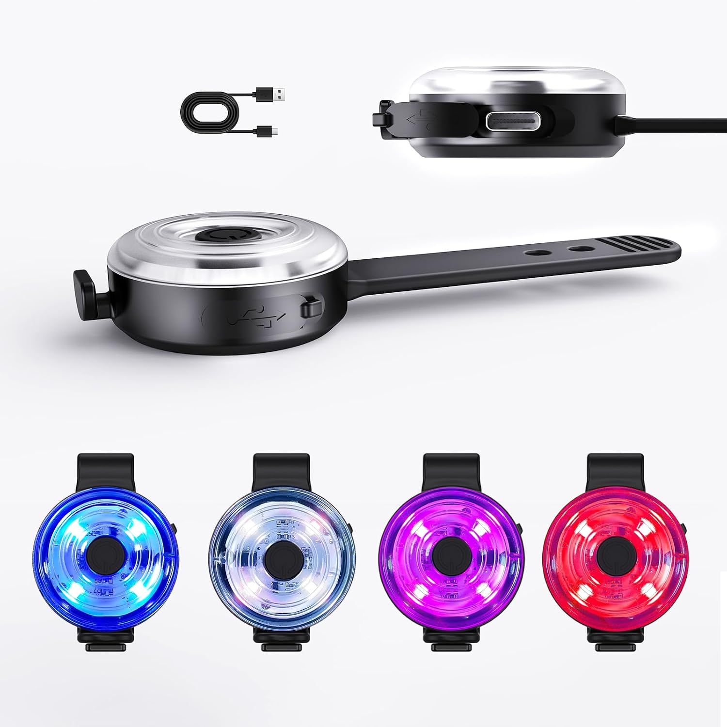 Mountain Paws Rechargeable Dog Collar Safety Light - Image 2