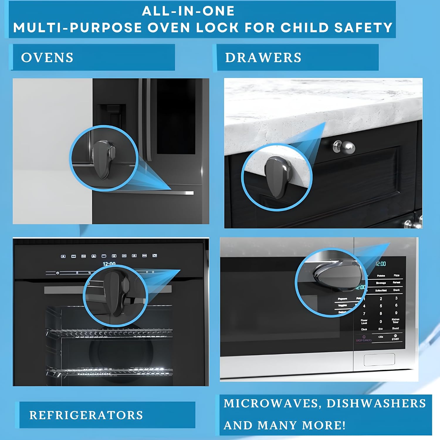 Baby Proof Me Oven Lock - Child Safety Door Lock, Appliance Baby Proofing - Image 7