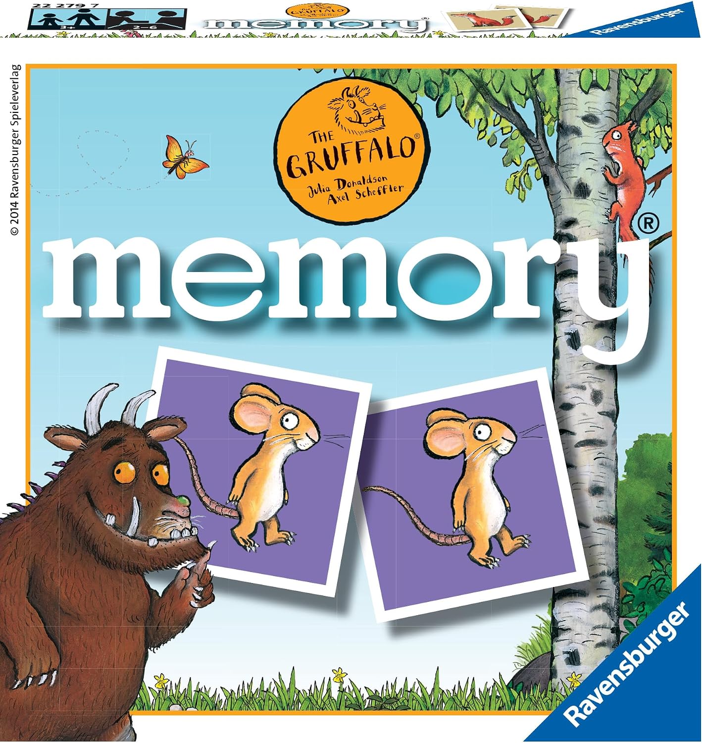 Ravensburger The Gruffalo Mini Memory Game - Matching Picture Snap Pairs Game For Kids Age 3 Years Up - Image 2