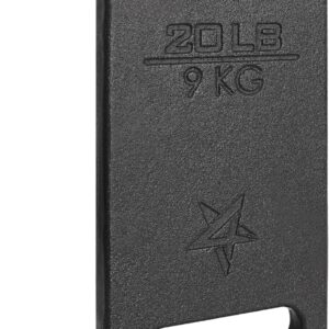 Yes4All Cast Iron Ruck Weight Plates for Backpack – Multiple Size for Rucking, Swings, Squat, Strength Training, Fitness Workout and Home Exercises