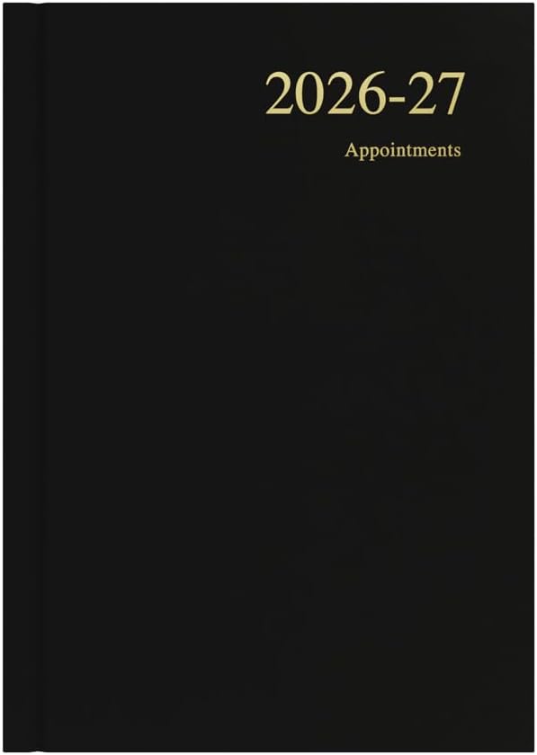 2026-2027 Mid/Academic Year Planner - 13 Month A5 Day-to-Page with Appointments - Collins Debden Essential Range Black (ESSA51M.99-2627) - Image 2