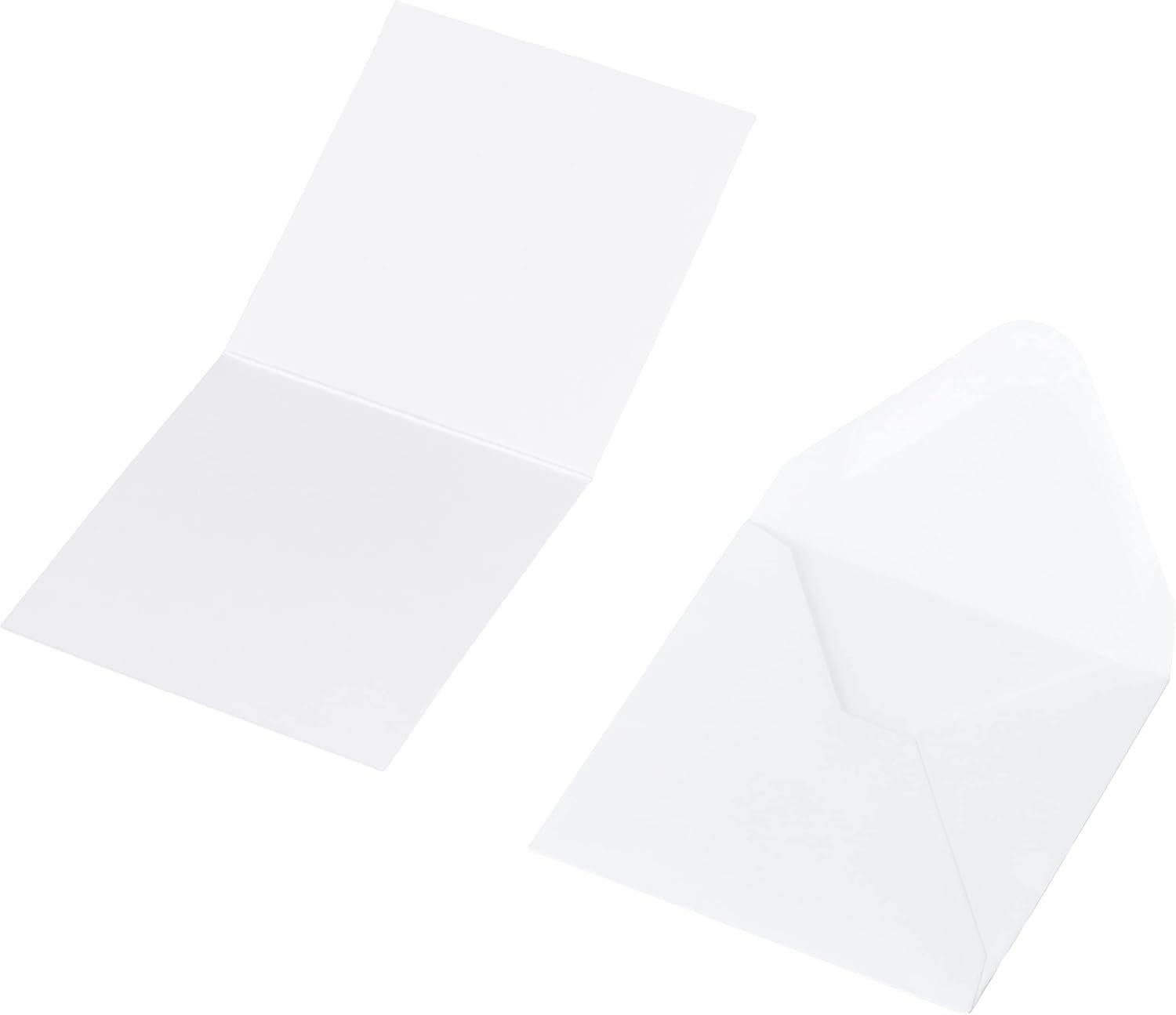 Papermania 3 x 3-inch 300 GSM Card Blanks and Envelopes, Pack of 40, White - Image 2