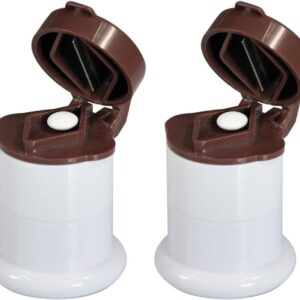 3-in-1 Pill Cutter/Splitter, Crusher and Storage Cut Even Small Tablets in Half Aids Those with Limited Dexterity, Weak Grip or Those who can’t take Large Tablets Ideal for Travel and Home use