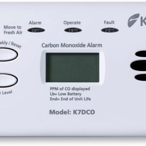 Kidde 7DCOC 7DCO Kidde Carbon Monoxide Alarm, White