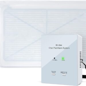 Chair Alarm for Elderly & Dementia Patients, Briidea Wheelchair Alarm with Sound & Light Alerts, Fall Prevention, Easy to Clean, Enhanced Safety Protection
