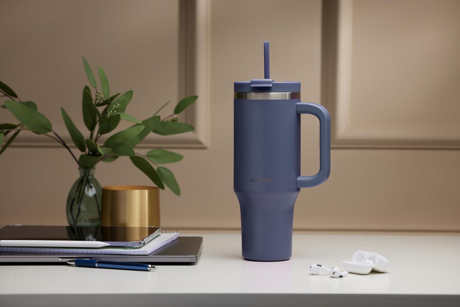 Contigo Streeterville Tumbler with Handle & Straw, 29h Cold, 1200 ml - Image 10