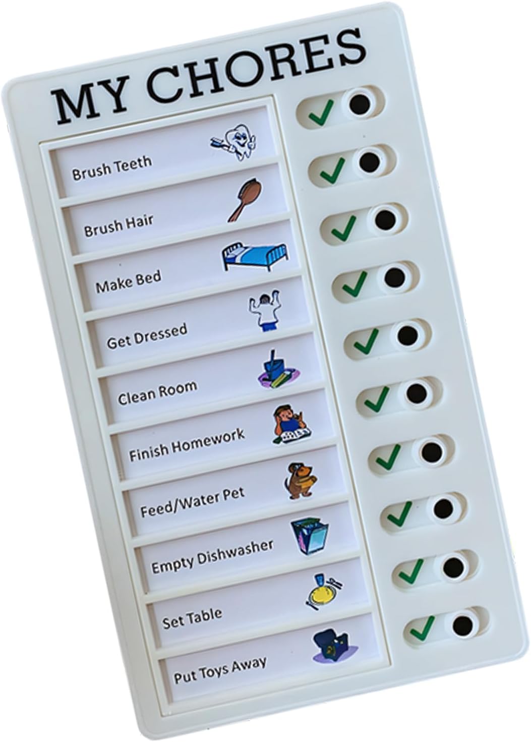Daily Routines Chart with 30 Replaceable Cards 2 Marker