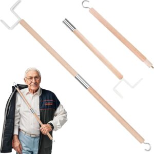27″ Dressing Stick, Sock Remover Tool, Independent Living Aid, Dressing Aids for Shoes, Socks, Shirts, and Pants