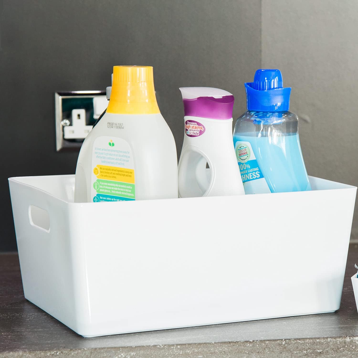 Niftii Storage Boxes | Kitchen Storage & Organisation Baskets 5-Pack 3.9L - Image 9