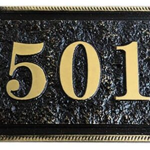 Door Numbers Personalized Vintage House Number Plaque Custom House Address Sign Plaque for House Front Door Numbers Decorative House Number Plate for Apartment Hotel Office Dormitory