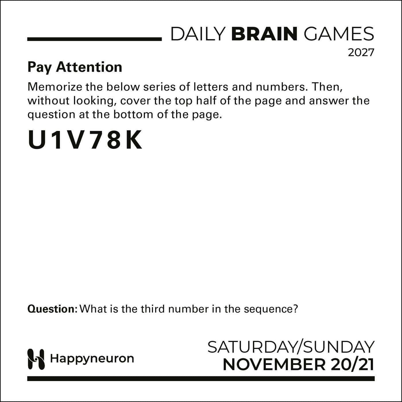 Daily Brain Games 2027 Day-to-Day Calendar: Energize your mind, one puzzle at a time! - Image 7