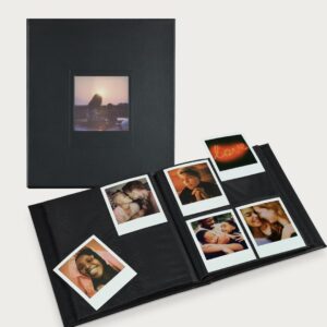 Polaroid Large Photo Album, Holds 160 Instant Photos, 40 Pages, Black