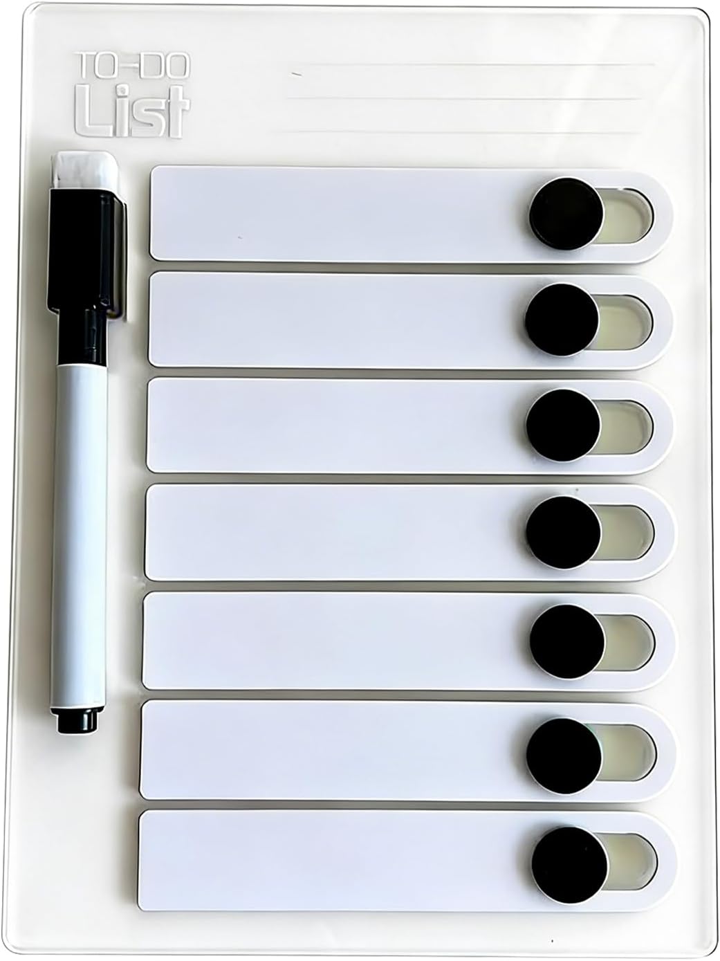 Magnetic Shopping List Block for Fridge with Pen, Magnetic Board
