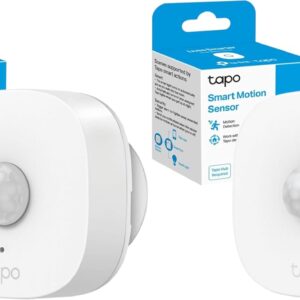Tapo T100 Smart Motion Sensor, Motion Detectors, Wide Range Detection, Instant Alerts, Hands-Free Motion-Activated Lighting, Energy Saving, Hub Required, Battery Included(Packaging may vary)