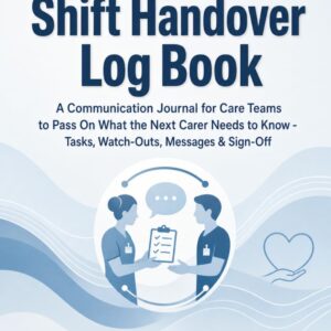 Multi-Caregiver Shift Handover Log Book: A Communication Journal for Care Teams to Pass On What the Next Carer Needs to Know – Tasks, Watch-Outs, Messages & Sign-Off