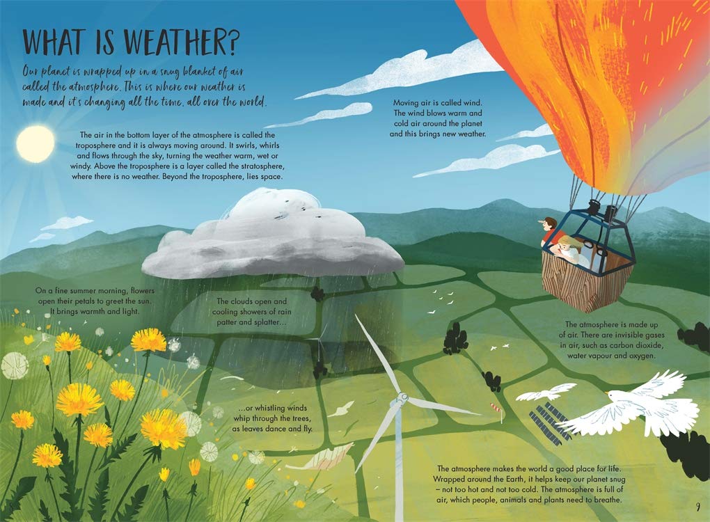 My First Book of Weather: With 4 sections and wipe-clean spotting cards - Image 2
