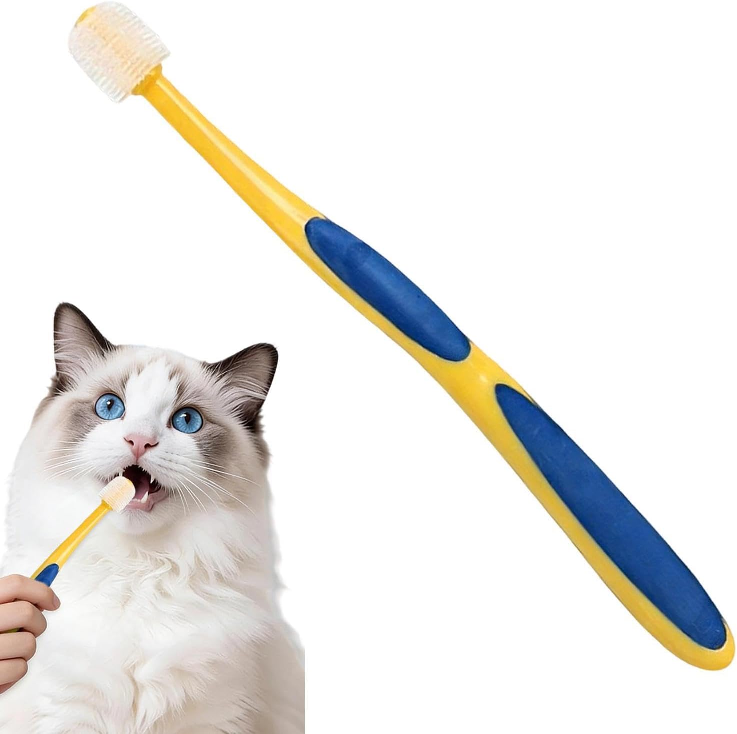 Toothbrush for Cats Soft Bristle Cleaning Tool - Image 8